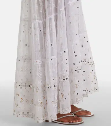 JULIET DUNN Embellished cotton maxi dress | Thumbnail 5