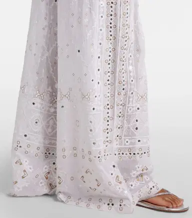 JULIET DUNN Embellished cotton wide-leg pants | Thumbnail 5 JULIET DUNN Embellished cotton wide-leg pants | Thumbnail 5