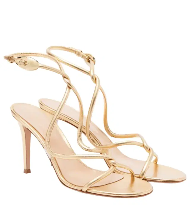 Gianvito Rossi Jungle Mamba metallic leather sandals