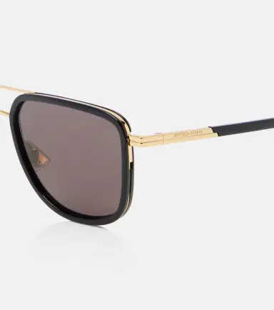 Bottega Veneta Metal Combi aviator sunglasses | Thumbnail 3