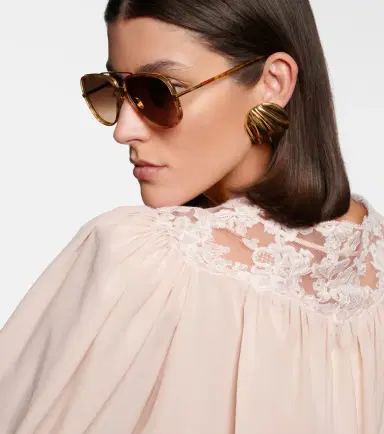 Chloé Chloé Tubolar aviator sunglasses | Thumbnail 4
