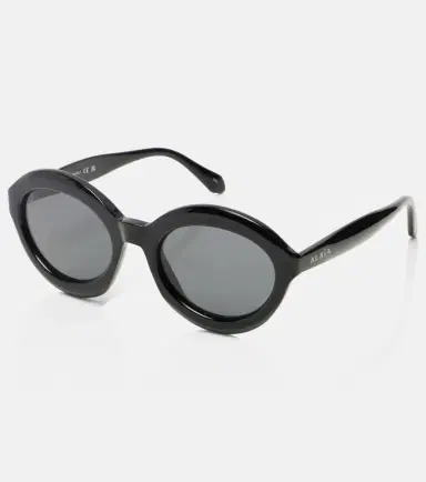 Alaïa Alaïa Lettering Logo round sunglasses | Thumbnail 5