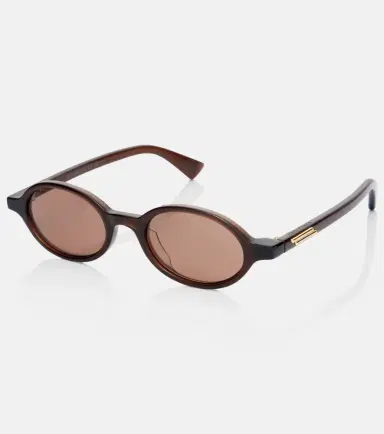 Bottega Veneta Slim Ribbon oval sunglasses | Thumbnail 4