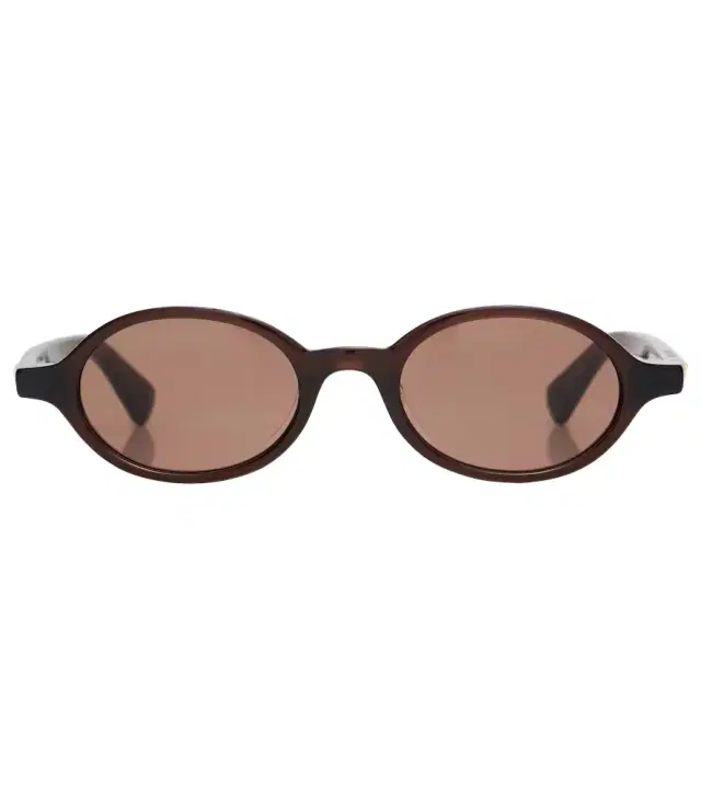 Bottega Veneta Slim Ribbon oval sunglasses