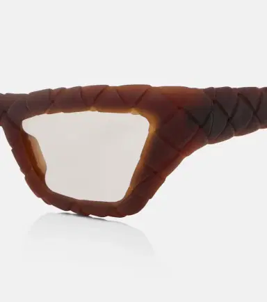 Bottega Veneta Knot Intrecciato cat-eye sunglasses | Thumbnail 3 Bottega Veneta Knot Intrecciato cat-eye sunglasses | Thumbnail 3