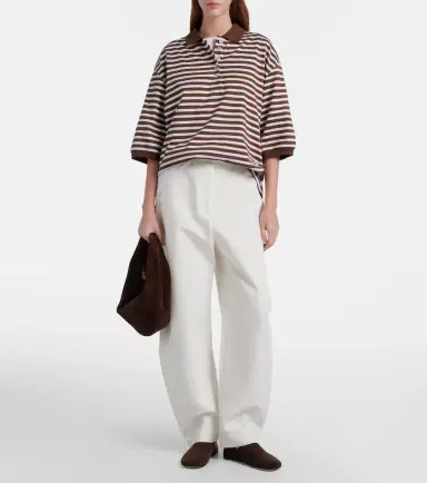 RÓHE Róhe Striped oversized cotton polo shirt | Thumbnail 3 RÓHE Róhe Striped oversized cotton polo shirt | Thumbnail 3