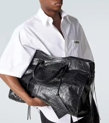 Balenciaga Le City leather duffel bag | Thumbnail 7