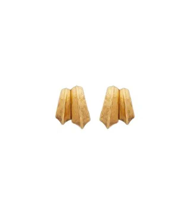 Saint Laurent Double Blade clip-on earrings