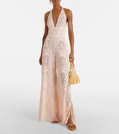 Alexandra Miro Irena halterneck lace jumpsuit | Thumbnail 2 Alexandra Miro Irena halterneck lace jumpsuit | Thumbnail 2