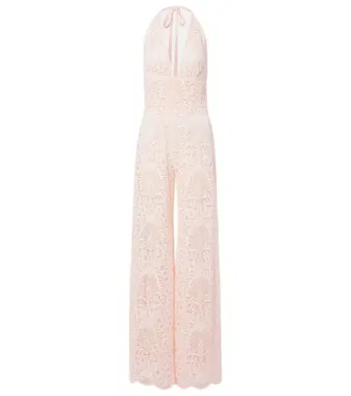 Alexandra Miro Irena halterneck lace jumpsuit | Thumbnail 1 Alexandra Miro Irena halterneck lace jumpsuit | Thumbnail 1