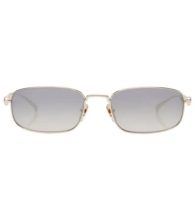 Gucci Bamboo crystal-embellished rectangular sunglasses