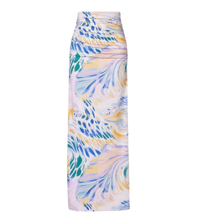 Gia printed maxi skirt