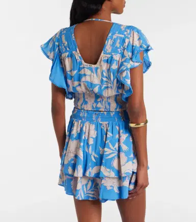 Poupette St Barth Pearl floral crop top | Thumbnail 4 Poupette St Barth Pearl floral crop top | Thumbnail 4
