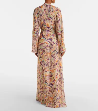 Alexandra Miro Chloe printed georgette kaftan | Thumbnail 6