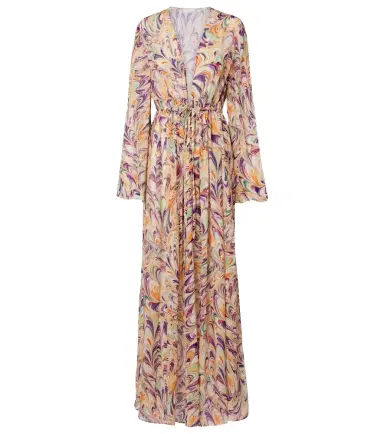 Alexandra Miro Chloe printed georgette kaftan | Thumbnail 1