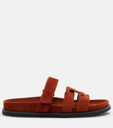 Tory Burch Ines suede slides | Thumbnail 3 Tory Burch Ines suede slides | Thumbnail 3