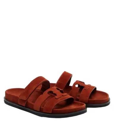 Tory Burch Ines suede slides | Thumbnail 1 Tory Burch Ines suede slides | Thumbnail 1