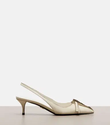 Prada Leather slingback pumps | Thumbnail 2 Prada Leather slingback pumps | Thumbnail 2