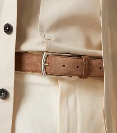 Zegna Triple Stitch suede belt | Thumbnail 3 Zegna Triple Stitch suede belt | Thumbnail 3