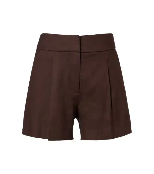 Haina linen-blend twill shorts