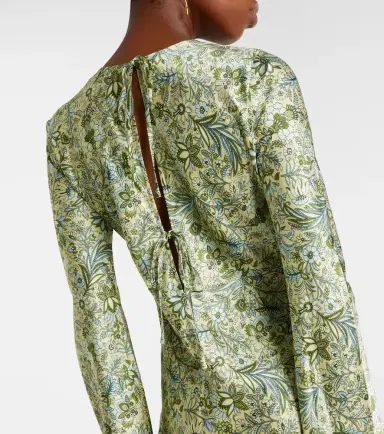 Veronica Beard Gemma printed silk-blend maxi dress | Thumbnail 6 Veronica Beard Gemma printed silk-blend maxi dress | Thumbnail 6