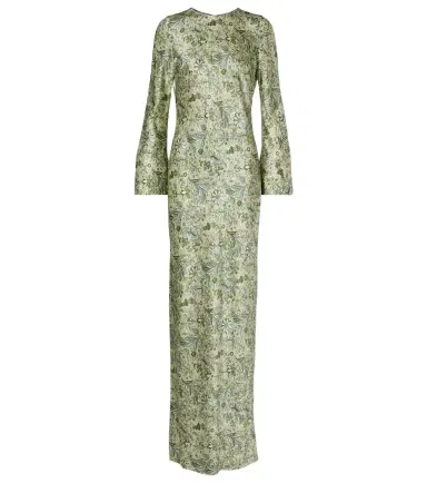 Veronica Beard Gemma printed silk-blend maxi dress | Thumbnail 1 Veronica Beard Gemma printed silk-blend maxi dress | Thumbnail 1