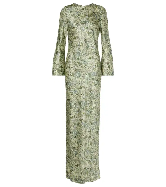 Veronica Beard Gemma printed silk-blend maxi dress