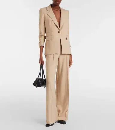 Veronica Beard Pleated flared pants | Thumbnail 5