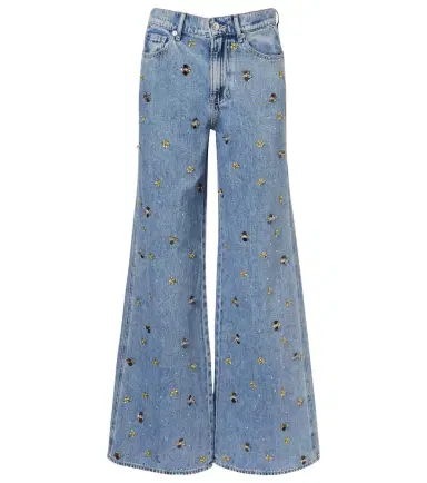 Veronica Beard Kasey embellished flared jeans | Thumbnail 1 Veronica Beard Kasey embellished flared jeans | Thumbnail 1