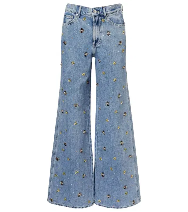 Kasey embellished flared jeans