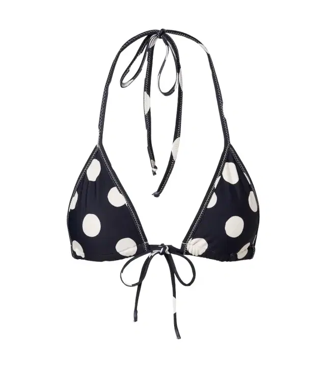 Emma polka-dot bikini top