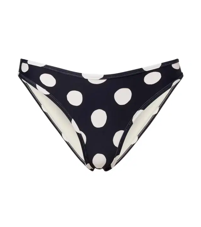 Lulu polka-dot bikini bottoms