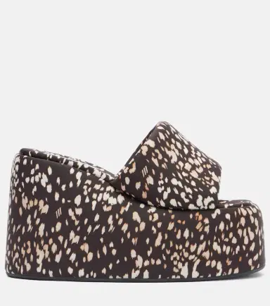 The Attico Mochi leopard-print platform sandals | Thumbnail 2
