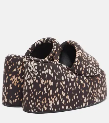 The Attico Mochi leopard-print platform sandals | Thumbnail 3