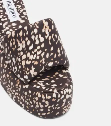The Attico Mochi leopard-print platform sandals | Thumbnail 4