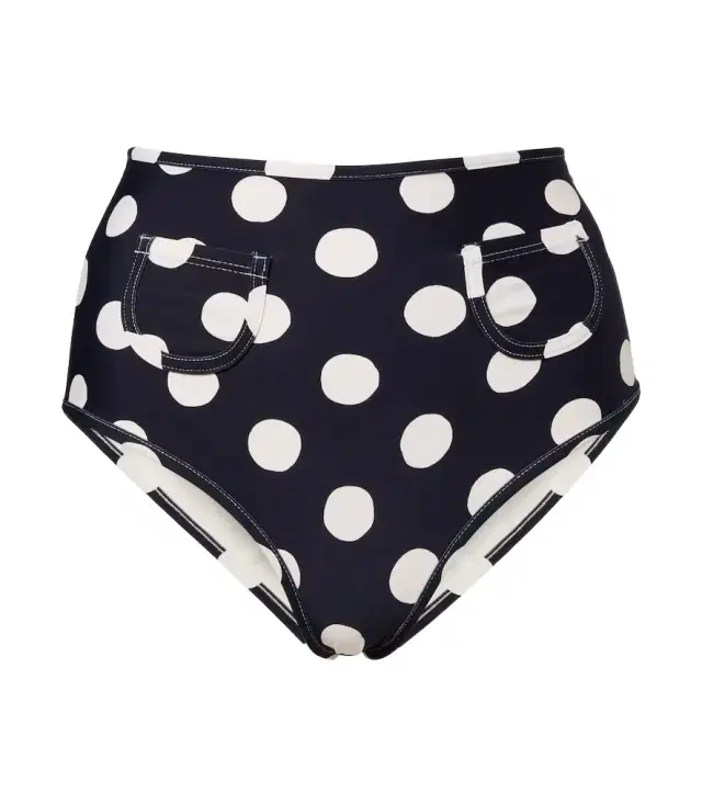 Montce Polly polka-dot bikini bottoms