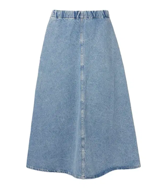 x Maria McManus denim midi skirt