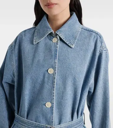 AGOLDE x Maria McManus denim wrap coat | Thumbnail 4 AGOLDE x Maria McManus denim wrap coat | Thumbnail 4