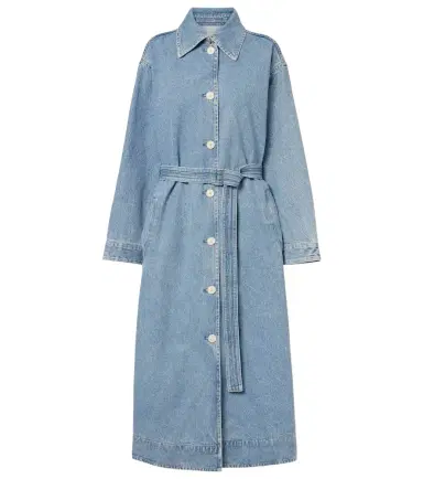 AGOLDE x Maria McManus denim wrap coat | Thumbnail 1 AGOLDE x Maria McManus denim wrap coat | Thumbnail 1