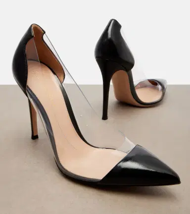 Gianvito Rossi Gianvito leather-trimmed pumps | Thumbnail 2
