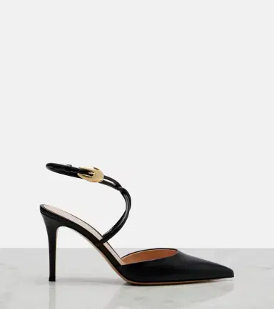 Gianvito Rossi Leather slingback pumps | Thumbnail 2 Gianvito Rossi Leather slingback pumps | Thumbnail 2