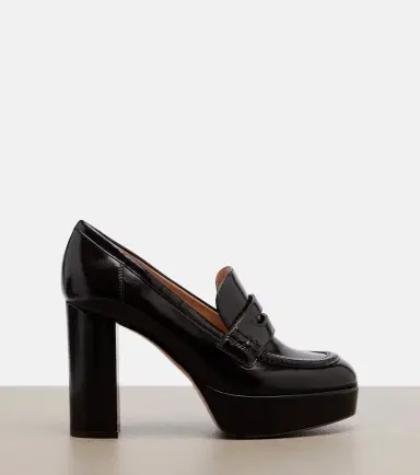 Gianvito Rossi Patent leather loafer pumps | Thumbnail 3