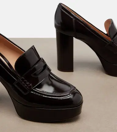 Gianvito Rossi Patent leather loafer pumps | Thumbnail 4