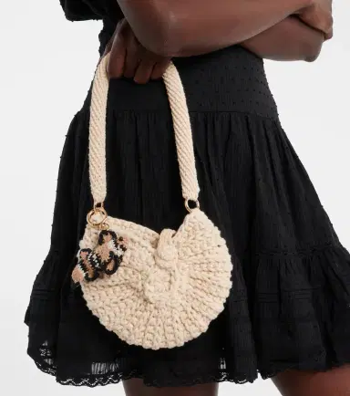 Poupette St Barth Praia Small crochet shoulder bag | Thumbnail 5 Poupette St Barth Praia Small crochet shoulder bag | Thumbnail 5
