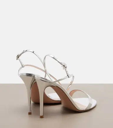 Gianvito Rossi Manhattan mirrored leather sandals | Thumbnail 7 Gianvito Rossi Manhattan mirrored leather sandals | Thumbnail 7