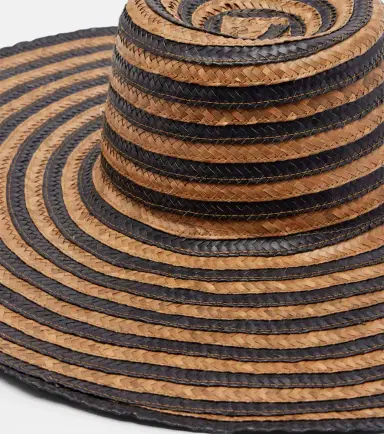 Poupette St Barth Angel striped sun hat | Thumbnail 2