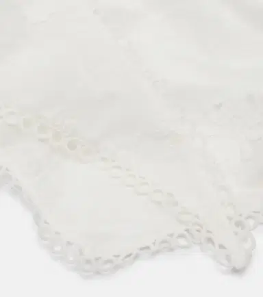 Poupette St Barth Aura embroidered cotton scarf | Thumbnail 3