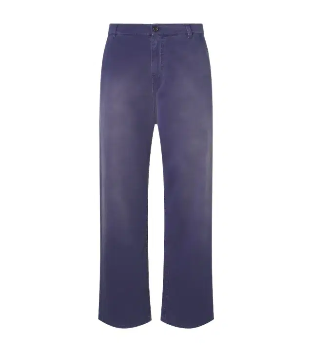 Miu Miu Cotton gabardine wide-leg pants