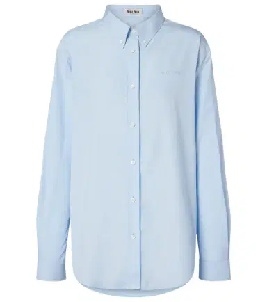 Miu Miu Cotton poplin shirt | Thumbnail 1
