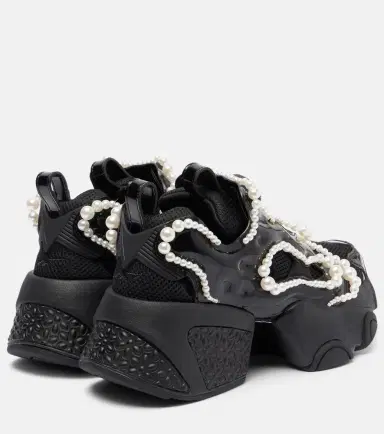 Noir Kei Ninomiya x Reebok embellished platform sneakers | Thumbnail 4
